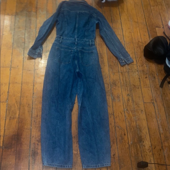 DL1961 Women's Classic Blue Denim Jumpsuit Coveralls XS - Picture 8 of 9